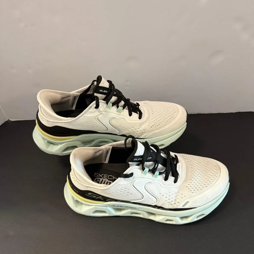 Skechers Hands Free Slip ins Glide Step Altus Sneakers White Multi Size 7.5